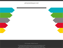 Tablet Screenshot of pinoytambayan.net